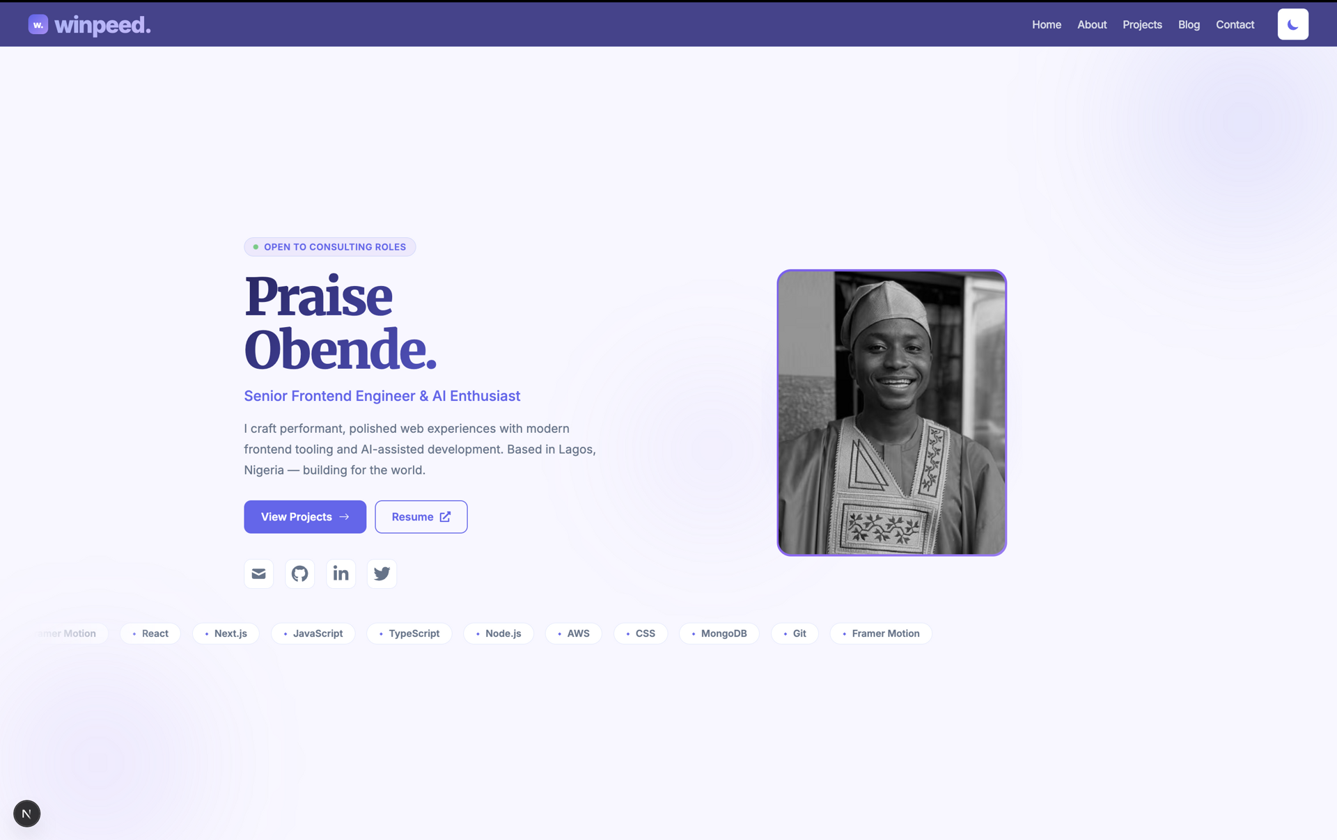 v2 Home page light